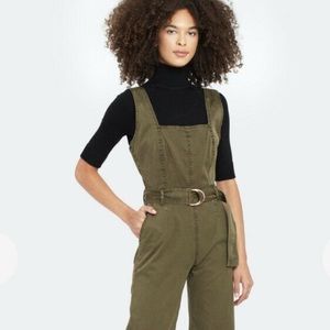 NWT DL1961 Olive jumpsuit size Large